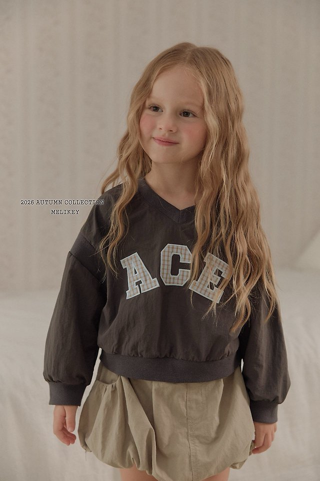 Melikey - Korean Children Fashion - #stylishchildhood - ACE Sweatshirt - 11