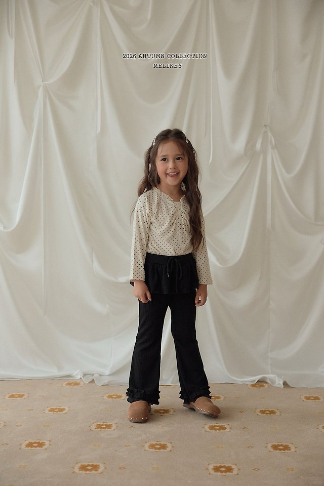 Melikey - Korean Children Fashion - #stylishchildhood - Best Frill Bootcut Pants - 9