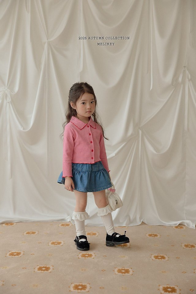 Melikey - Korean Children Fashion - #stylishchildhood - Petit Collar Tee - 8