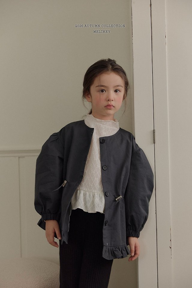 Melikey - Korean Children Fashion - #stylishchildhood - Frill Ribbon Mesh Tee - 10