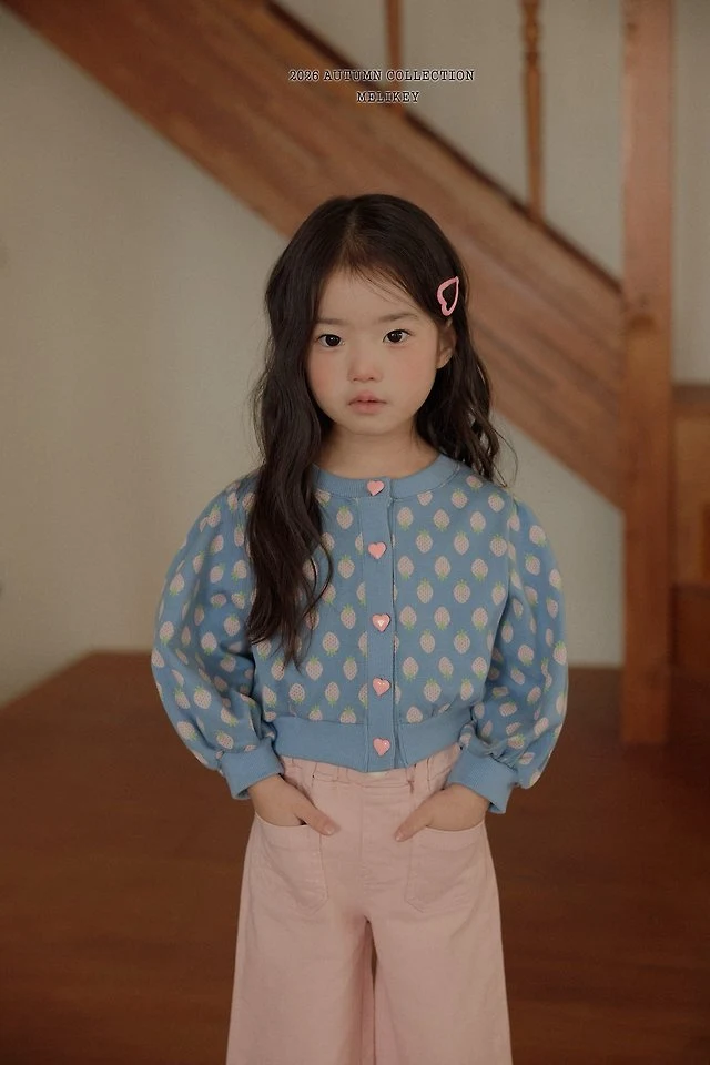 Melikey - Korean Children Fashion - #todddlerfashion - Berry Cardigan - 3