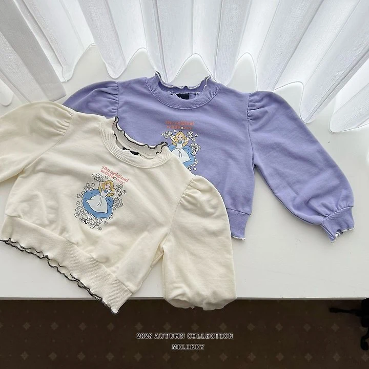 Melikey - Korean Children Fashion - #todddlerfashion - Alice Puff Sweatshirt