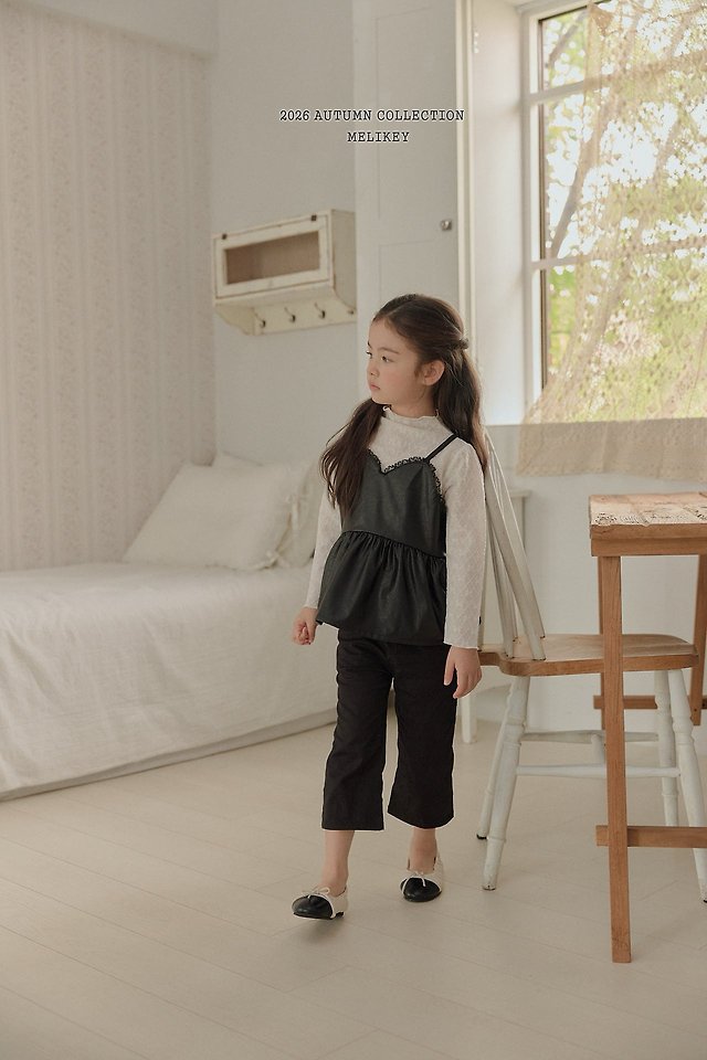 Melikey - Korean Children Fashion - #prettylittlegirls - Leather Bustier - 4