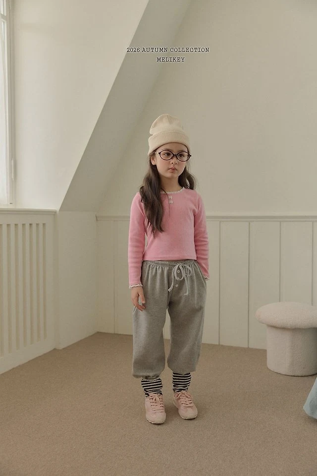 Melikey - Korean Children Fashion - #todddlerfashion - Button Jogger Pants - 11