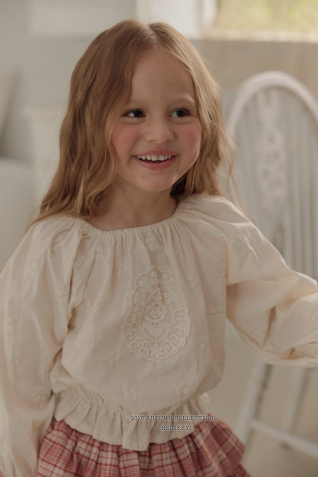 Melikey - Korean Children Fashion - #toddlerclothing - Hazel Blouse - 11