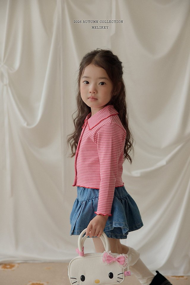 Melikey - Korean Children Fashion - #toddlerclothing - Petit Collar Tee - 7