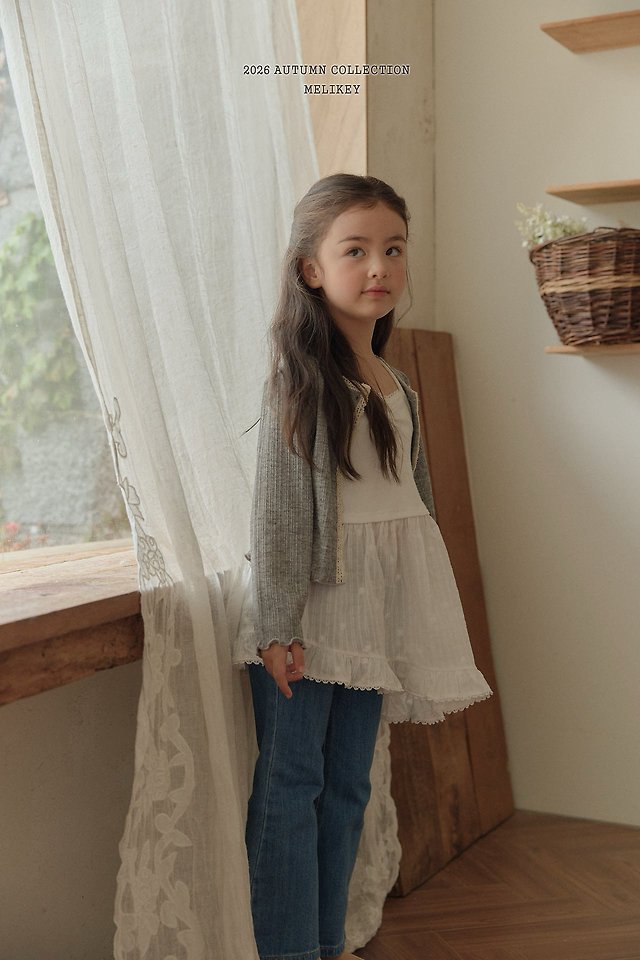 Melikey - Korean Children Fashion - #toddlerclothing - Ballet Frill Sleeveless One-piece - 11