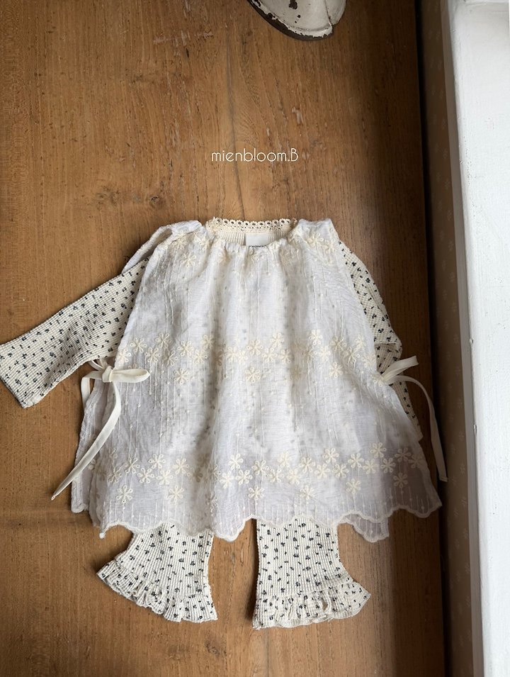 Mienbloom B - Korean Baby Fashion - #babyboutique - Bebe Bell Flower One-piece - 11