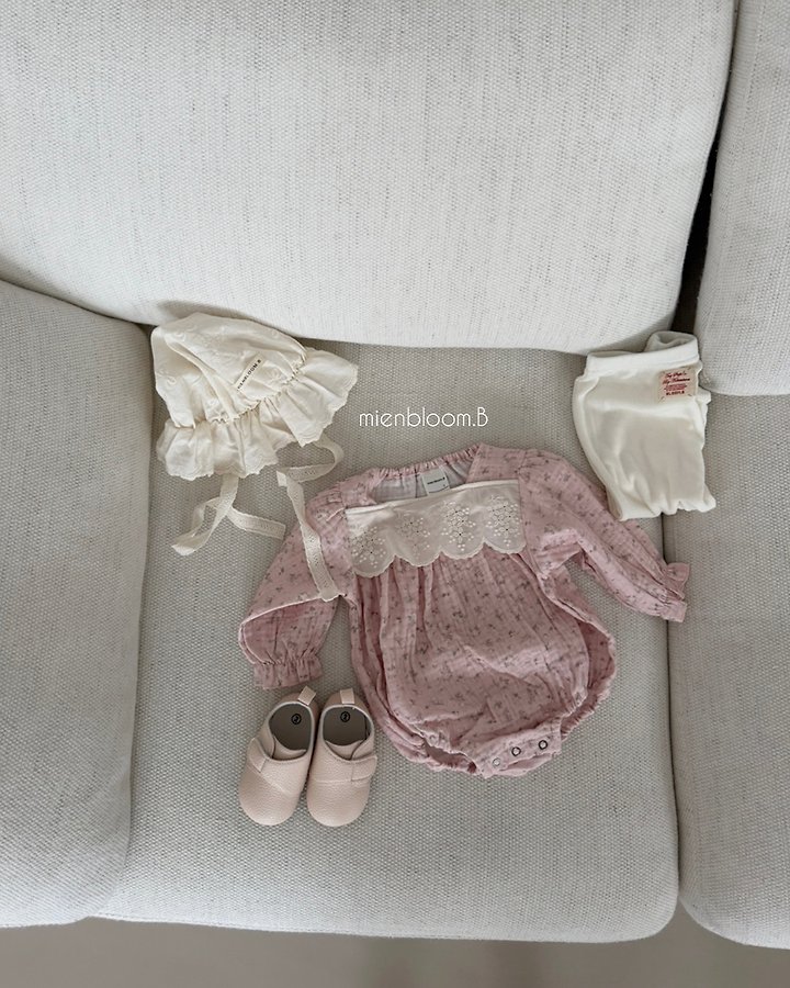 Mienbloom B - Korean Baby Fashion - #babyboutique - Bebe Lala Floral Suit - 10