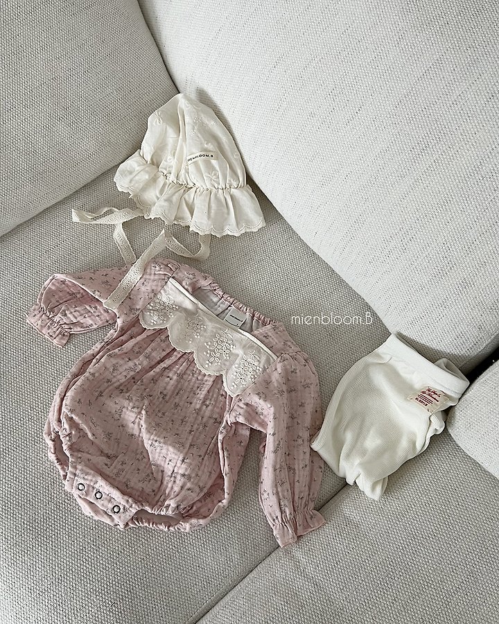Mienbloom B - Korean Baby Fashion - #babyboutique - Bebe Lala Floral Suit - 11