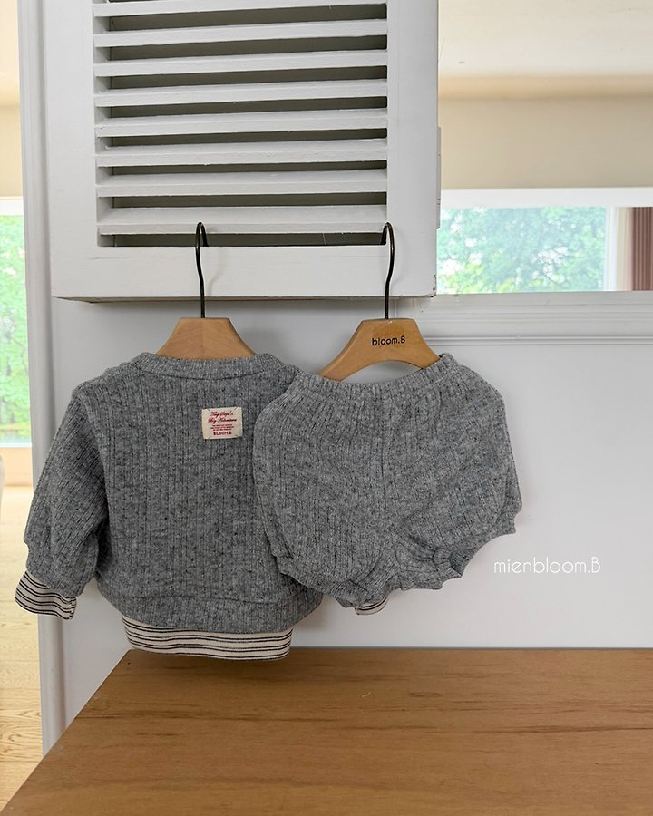 Mienbloom B - Korean Baby Fashion - #babyboutique - Bebe O Knit Pants - 9
