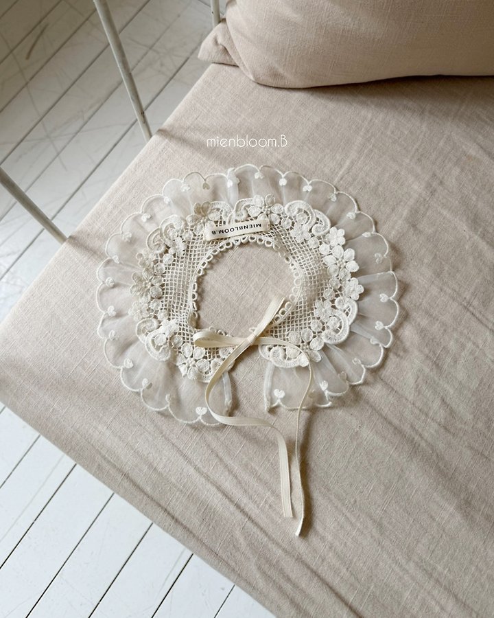Mienbloom B - Korean Baby Fashion - #babyboutiqueclothing - Bebe Heart Lace Cape