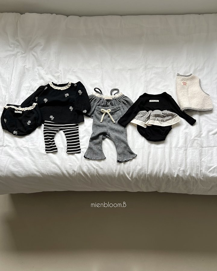 Mienbloom B - Korean Baby Fashion - #babyboutiqueclothing - Bebe Rose Embroidered Bloomers - 10