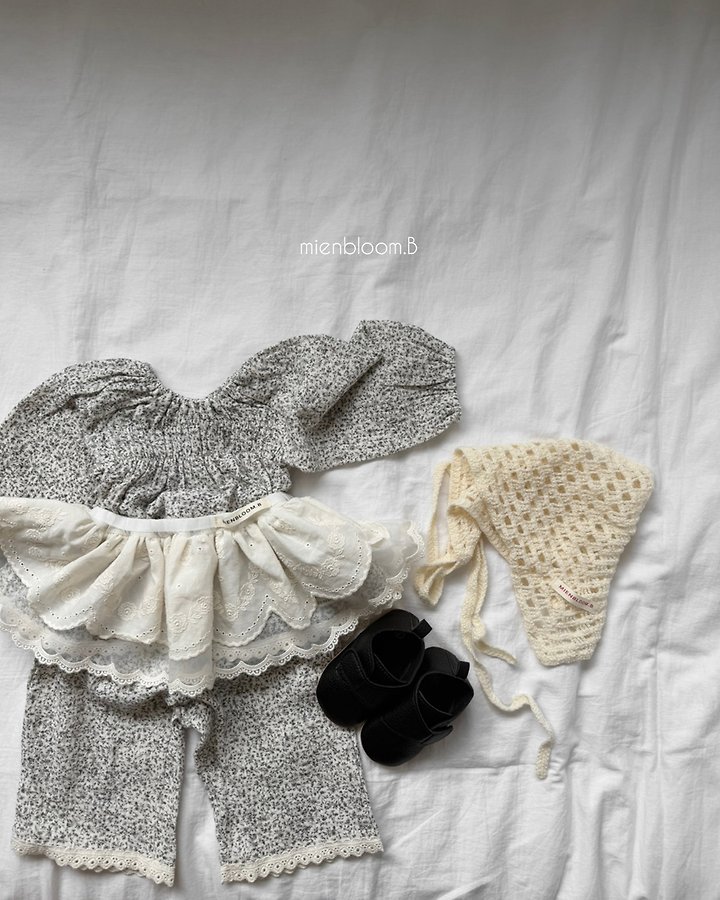 Mienbloom B - Korean Baby Fashion - #babyboutiqueclothing - Bebe Watercolor Pants - 7