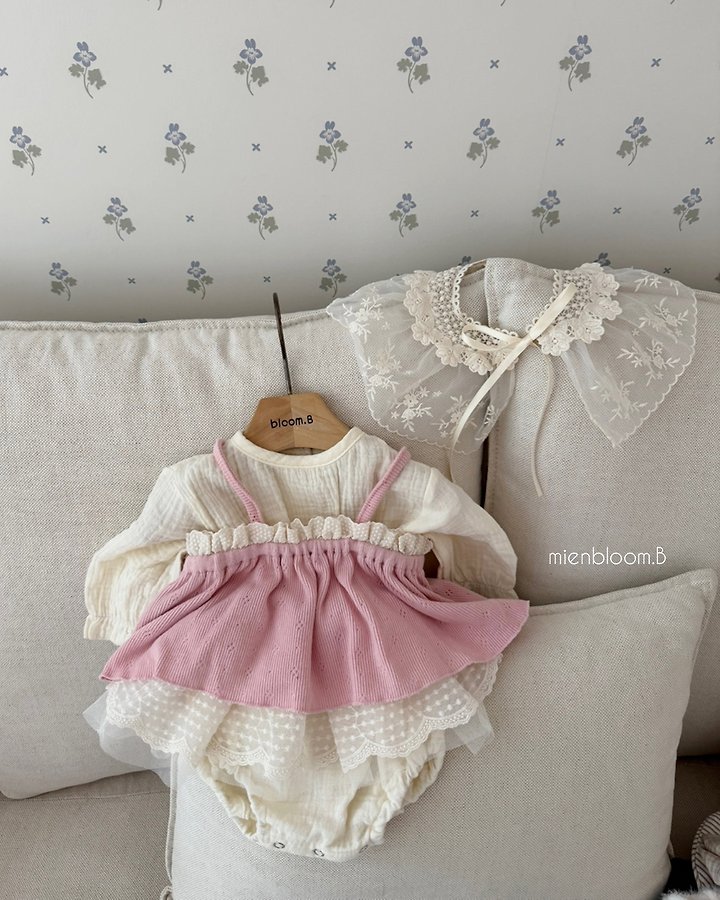 Mienbloom B - Korean Baby Fashion - #babyboutiqueclothing - Bebe Shalala Suit - 10