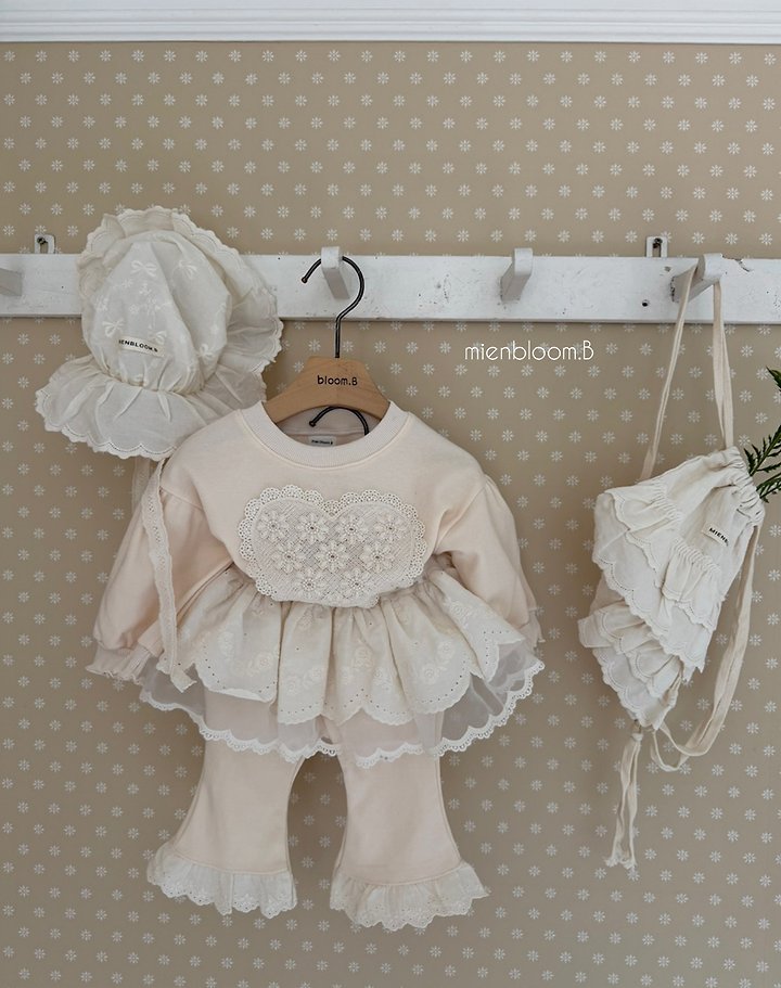 Mienbloom B - Korean Baby Fashion - #babyboutiqueclothing - Bebe Star Lace Hat - 11