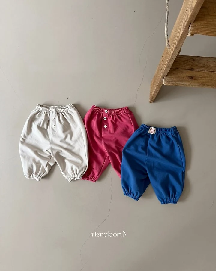 Mienbloom B - Korean Baby Fashion - #babyclothing - Bebe Soft Jogger Pants