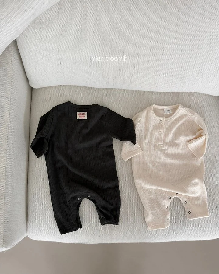 Mienbloom B - Korean Baby Fashion - #babyclothing - Bebe Cable Knit Suit - 2