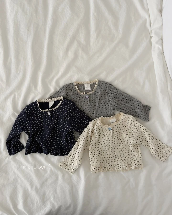 Mienbloom B - Korean Baby Fashion - #babyfashion - Bebe Baby's Breath Tee - 2