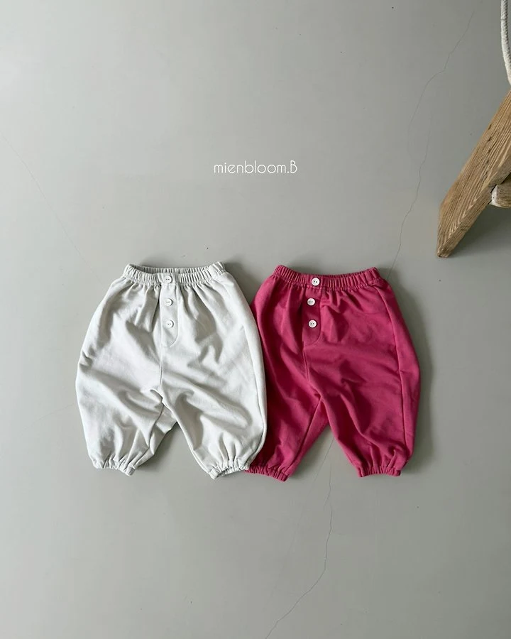Mienbloom B - Korean Baby Fashion - #babyfever - Bebe Soft Jogger Pants - 3