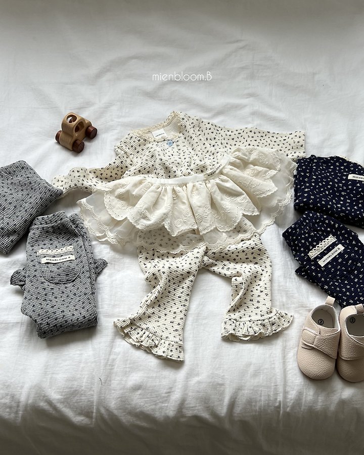 Mienbloom B - Korean Baby Fashion - #babyfever - Bebe Scallop Mesh Skirt - 6