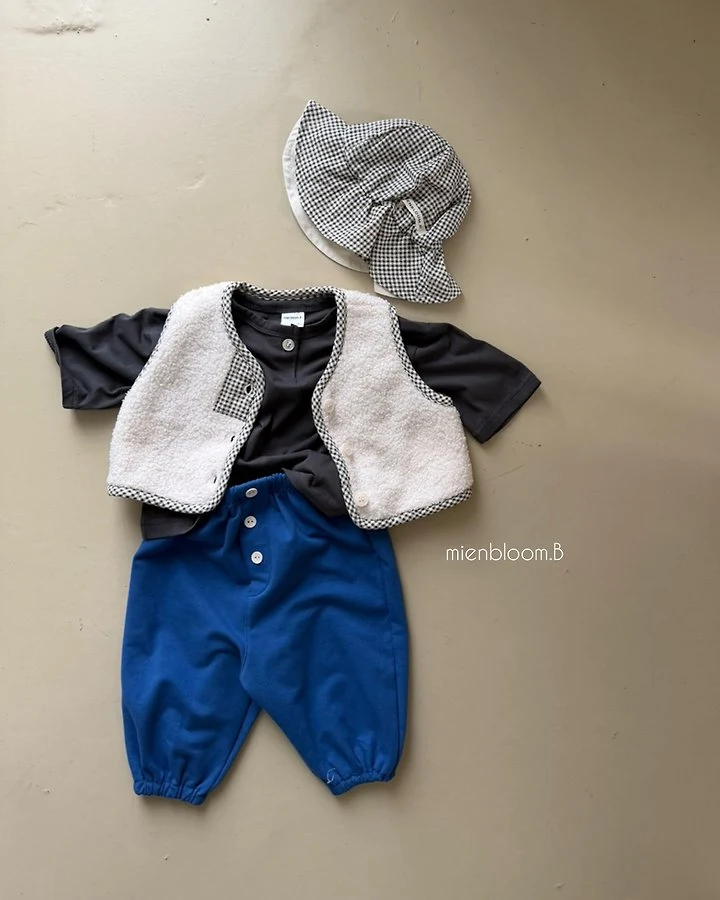 Mienbloom B - Korean Baby Fashion - #babygirlfashion - Bebe Teddy Fleece Vest - 10