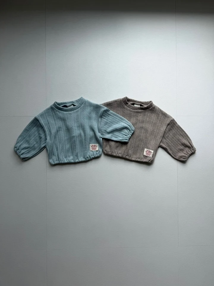 Mienbloom B - Korean Baby Fashion - #babygirlfashion - Bebe Luna Knit Tee