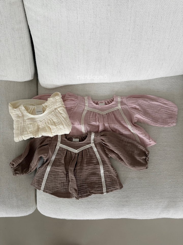 Mienbloom B - Korean Baby Fashion - #babygirlfashion - Bebe Renee Blouse