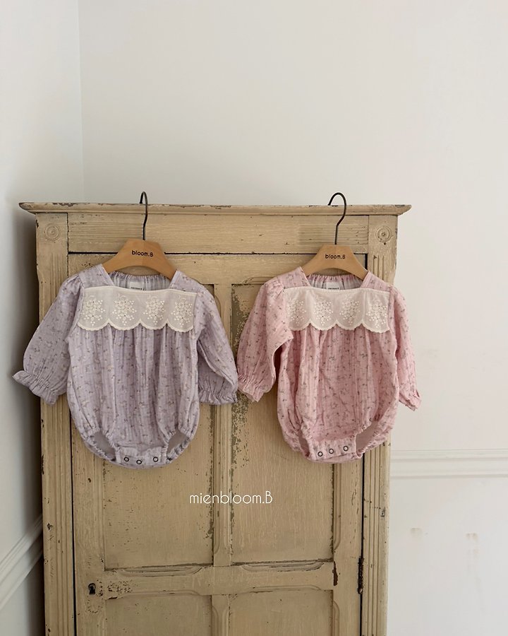 Mienbloom B - Korean Baby Fashion - #babygirlfashion - Bebe Lala Floral Suit
