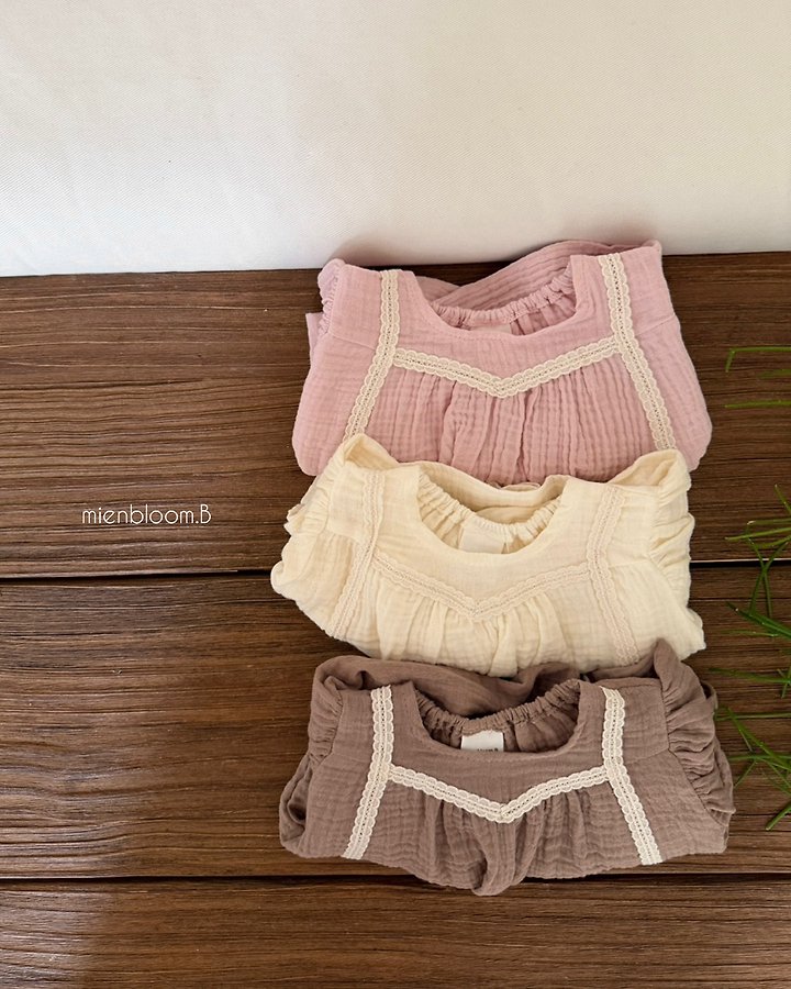 Mienbloom B - Korean Baby Fashion - #babylifestyle - Bebe Renee Blouse - 2