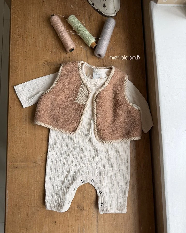 Mienbloom B - Korean Baby Fashion - #babylifestyle - Bebe Cable Knit Suit - 6