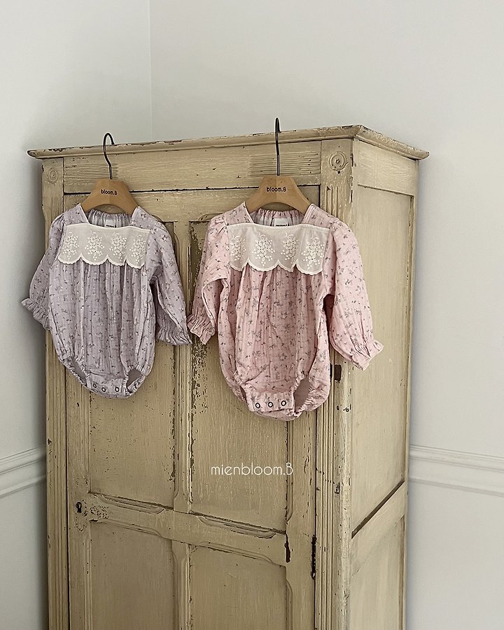 Mienbloom B - Korean Baby Fashion - #babylifestyle - Bebe Lala Floral Suit - 2