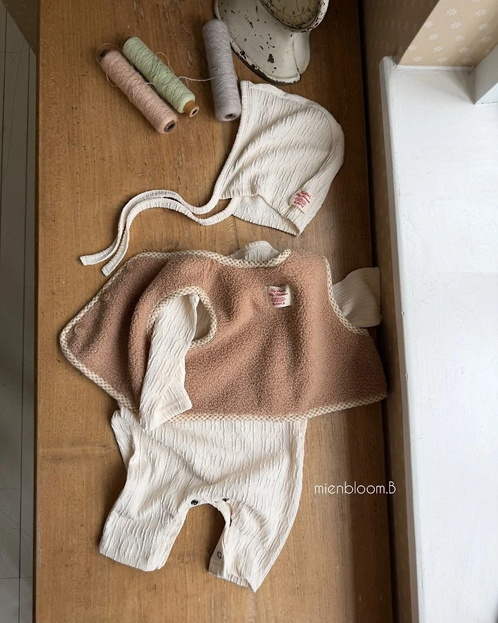 Mienbloom B - Korean Baby Fashion - #babyoninstagram - Bebe Cable Knit Suit - 7