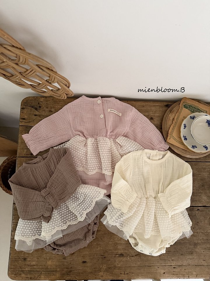 Mienbloom B - Korean Baby Fashion - #babyoninstagram - Bebe Shalala Suit