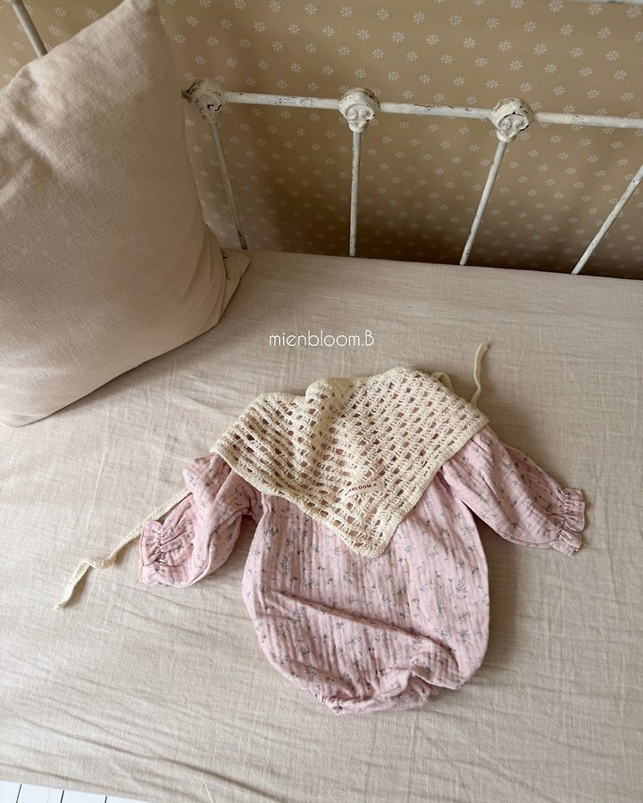 Mienbloom B - Korean Baby Fashion - #babyootd - Bebe Crochet Kerchief - 7