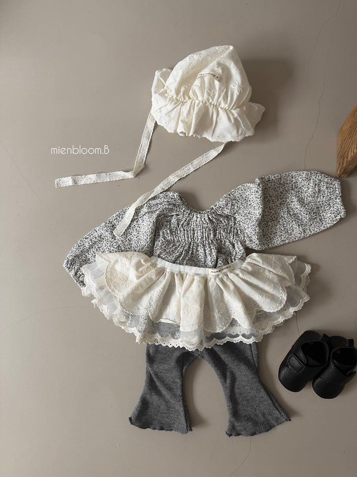 Mienbloom B - Korean Baby Fashion - #babyootd - Bebe Watercolor Blouse - 12