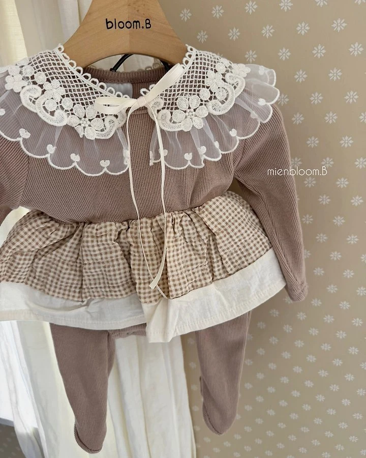 Mienbloom B - Korean Baby Fashion - #babyootd - Bebe Lumi Footed Leggings - 9