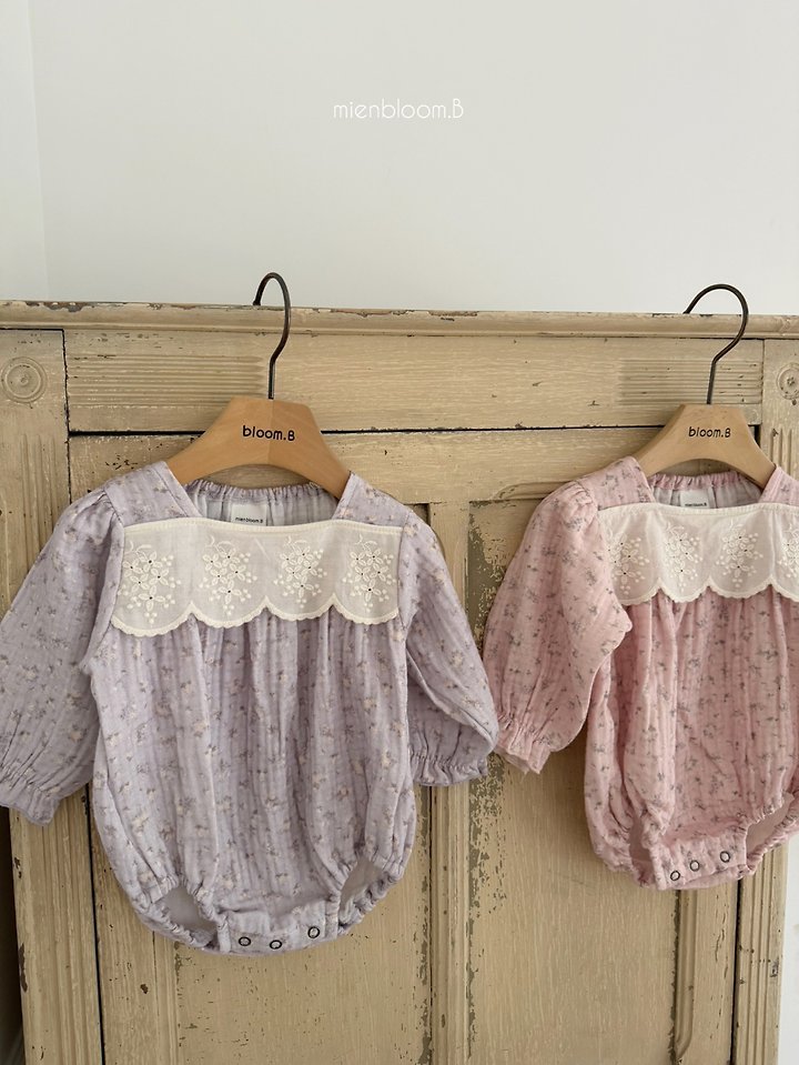 Mienbloom B - Korean Baby Fashion - #babyoninstagram - Bebe Lala Floral Suit - 4