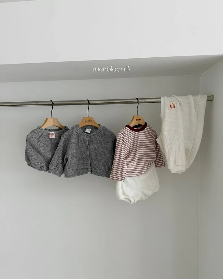 Mienbloom B - Korean Baby Fashion - #babyootd - Bebe O Knit Pants - 2