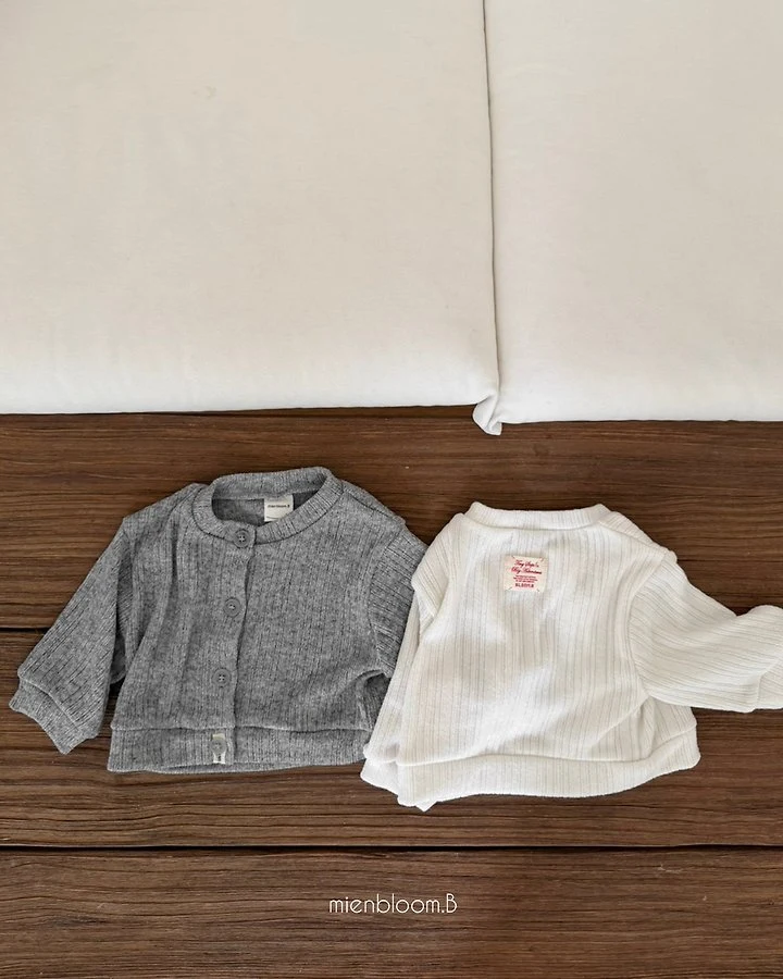 Mienbloom B - Korean Baby Fashion - #babyoutfit - Bebe O Knit Cardigan
