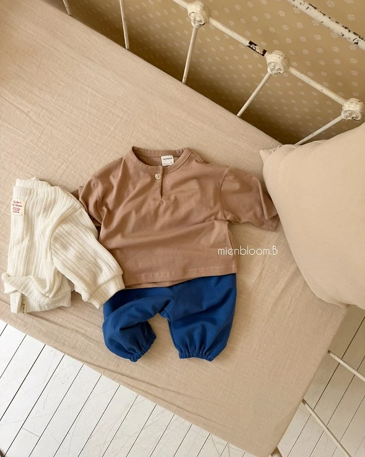 Mienbloom B - Korean Baby Fashion - #babyoutfit - Bebe Soft Jogger Pants - 8