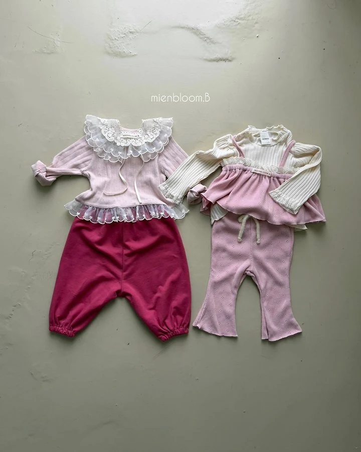Mienbloom B - Korean Baby Fashion - #babyoutfit - Bebe Soft Jogger Pants - 9