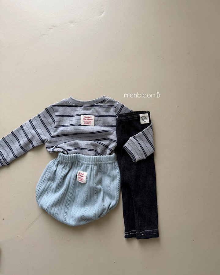 Mienbloom B - Korean Baby Fashion - #babyoutfit - Bebe Luna Knit Bloomers - 7