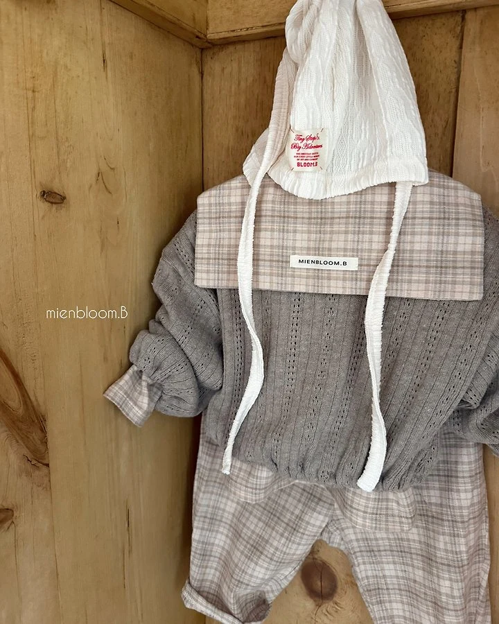 Mienbloom B - Korean Baby Fashion - #babyoutfit - Bebe Luna Knit Tee - 6