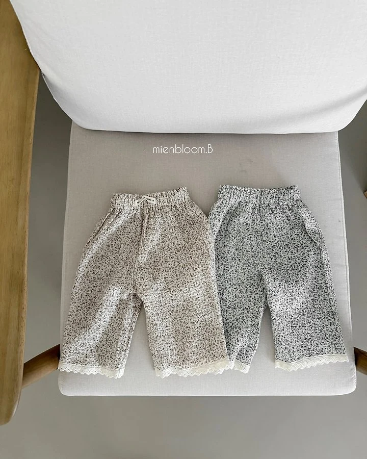 Mienbloom B - Korean Baby Fashion - #babyoutfit - Bebe Watercolor Pants