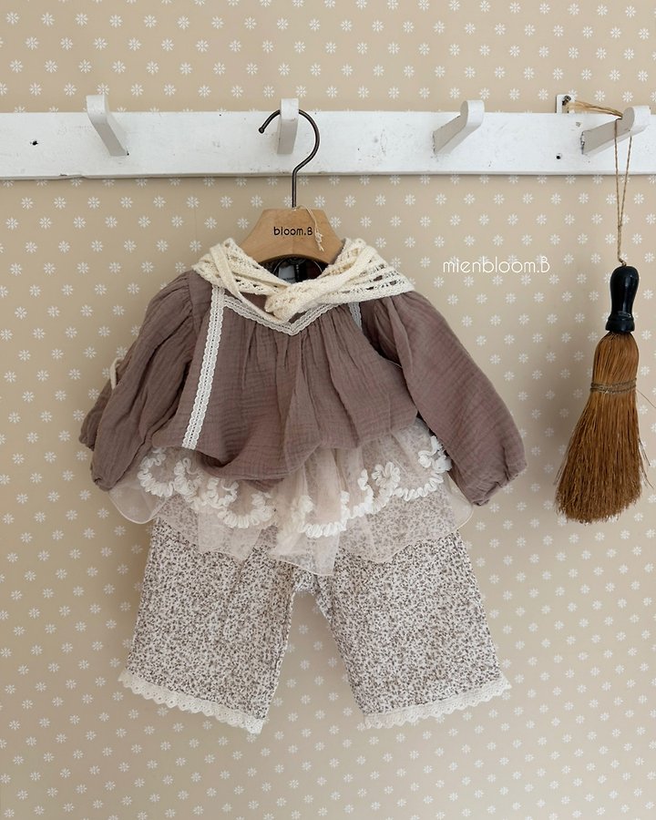 Mienbloom B - Korean Baby Fashion - #babyoutfit - Bebe Bouquet Mesh Skirt - 9