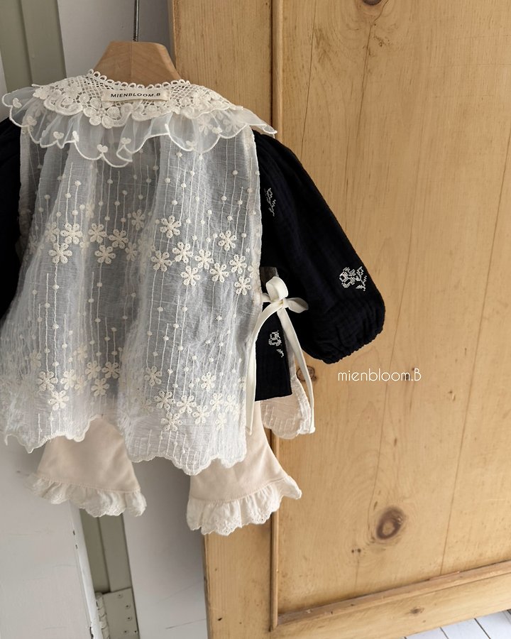 Mienbloom B - Korean Baby Fashion - #babyoutfit - Bebe Bell Flower One-piece - 6