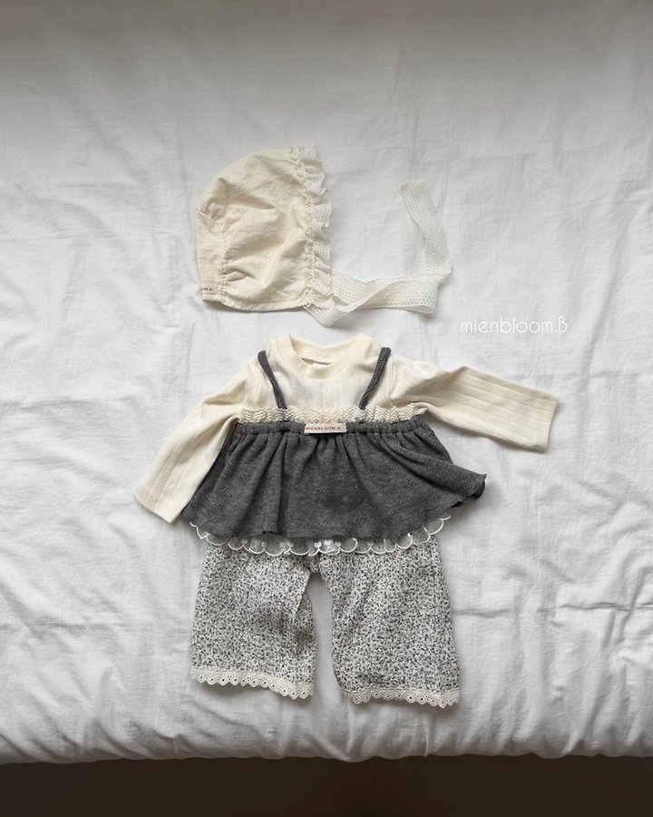 Mienbloom B - Korean Baby Fashion - #babyoutfit - Bebe Candy Bonnet - 5