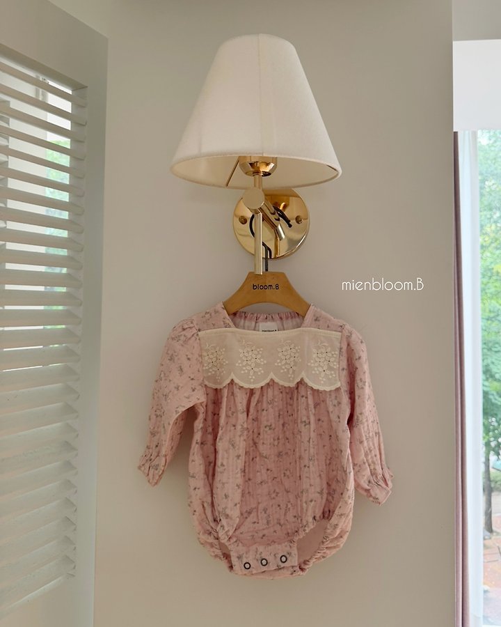 Mienbloom B - Korean Baby Fashion - #babyoutfit - Bebe Lala Floral Suit - 6