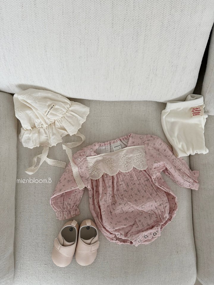 Mienbloom B - Korean Baby Fashion - #babyootd - Bebe Star Lace Hat - 4